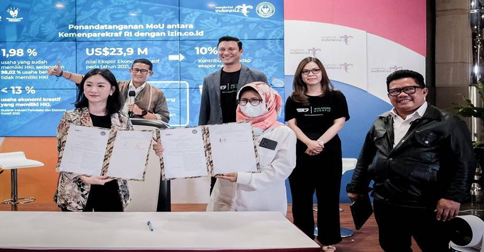 Kemenparekraf Gandeng izin.co.id Kolaborasi Permudah Perizinan Usaha Pelaku UMKM Ekraf