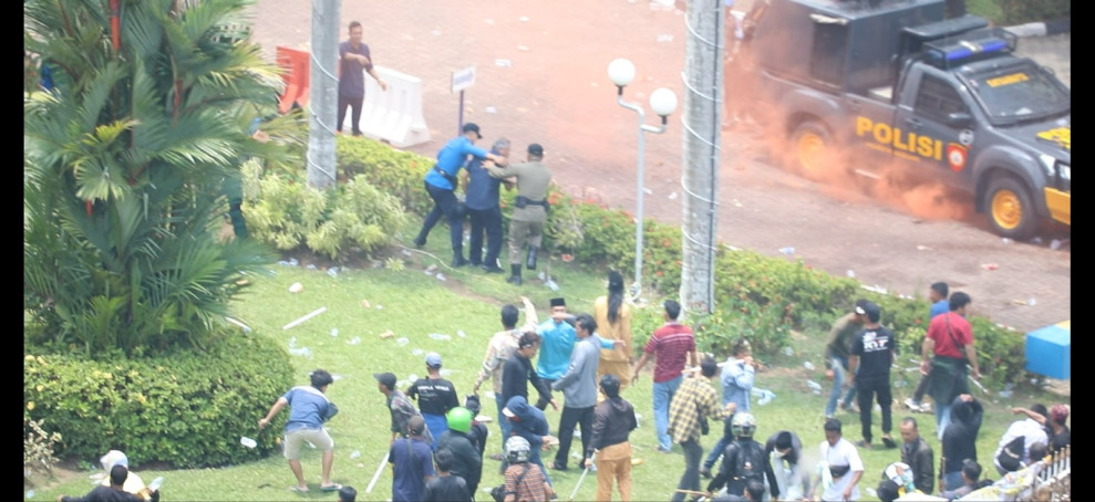 Aksi Ricuh Terkait Rempang, Sejumlah Polisi dan Pegawai BP Batam Terluka