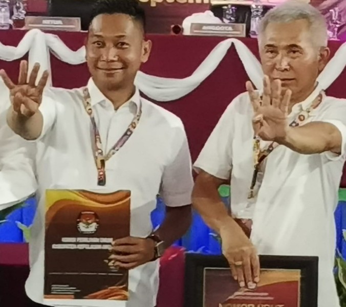 Dapat Nomor Urut 4, Neko-Taufik Optimis Menang di Pilkada Anambas