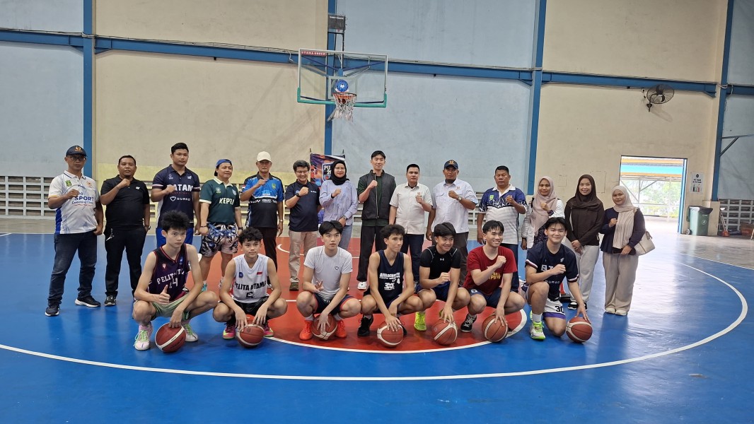 Rani Rafitriyani Sambangi TC Basket, KONI Batam Panaskan Perjuangan Menuju Juara Umum Porprov Kepri VI