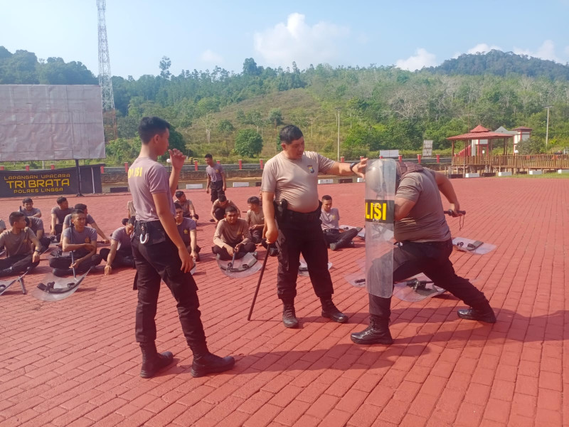 Sat Samapta Polres Lingga Tingkatkan Kemampuan Personil