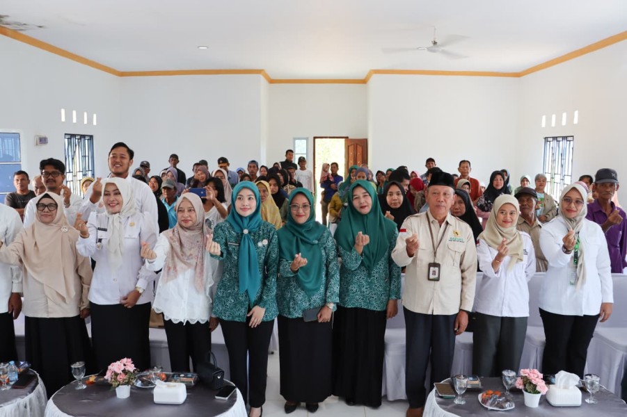 TP PKK Bintan dan BAZNAS Salurkan Bantuan Sosial untuk Dhuafa dan Anak Berisiko Stunting di Tanjung Uban Timur