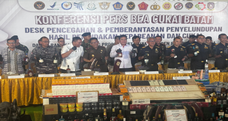 Mengawal Asta Cita, Bea Cukai Batam Lakukan 857 Penindakan Sepanjang 2024