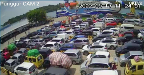 Sambut RI-1 di Tanjungpinang, Kendaraan Pejabat Padati Pelabuhan Roro Telaga Punggur