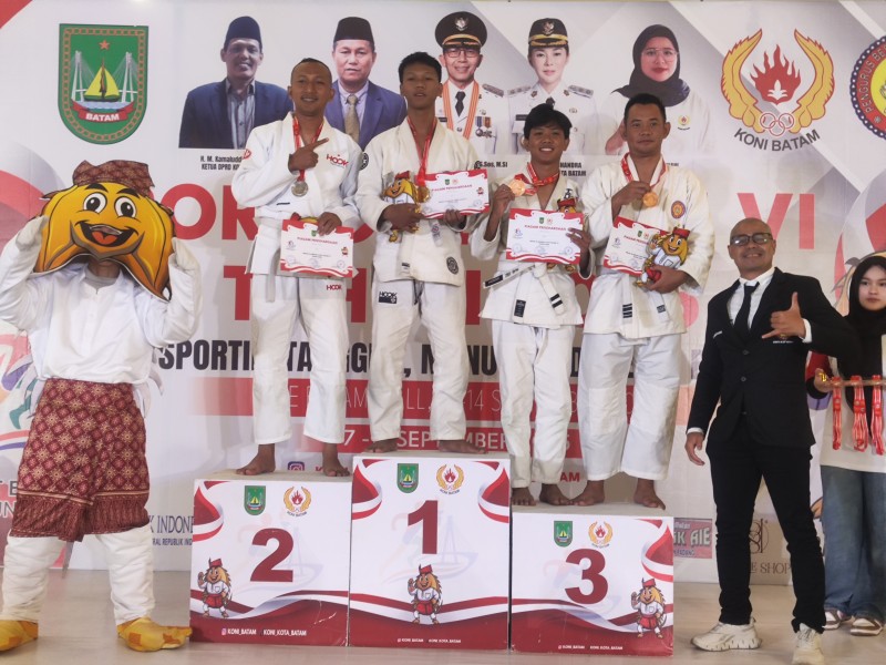 Bengkong Kuasai Ju-Jitsu PORKOT Batam VI 2025, Batam Kota dan Sei Beduk di Belakang