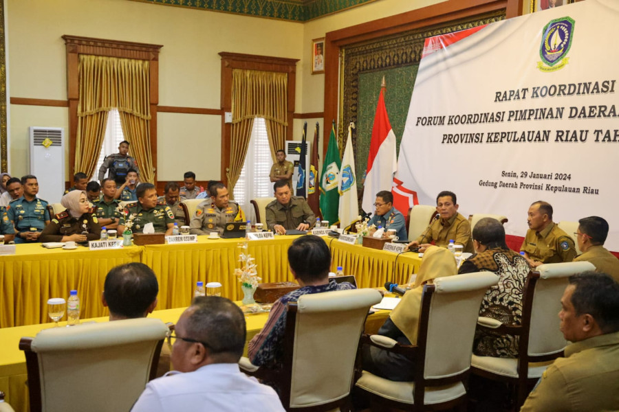 Forkopimda Bahas Persiapan Pemilu 14 Februari, Berharap di Kepri Berjalan Dengan Aman