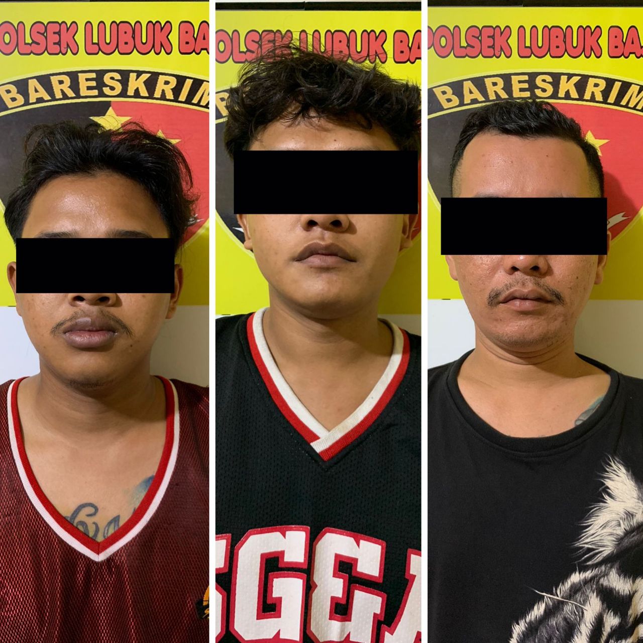 Polisi Tangkap 3 Karyawan Warung Lamongan di Lubuk Baja
