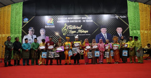 Rangkaian Hari Jadi Kabupaten Bintan Dimeriahnya Festival Lagu Melayu Tingkat SMA