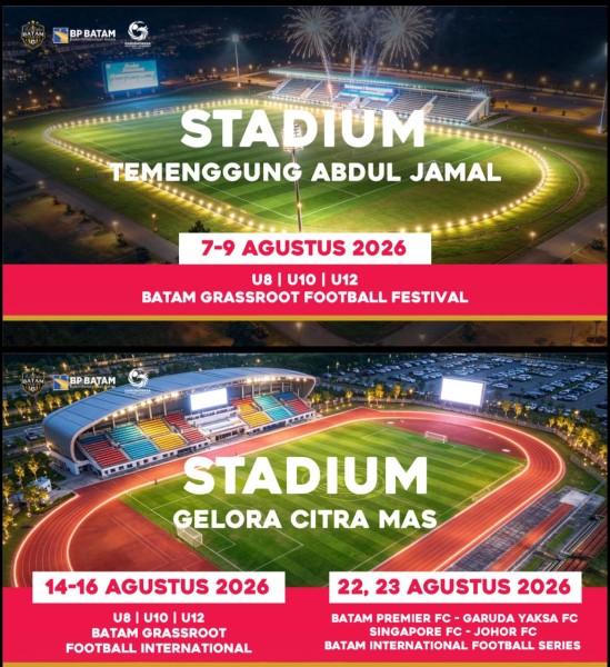 Batam Siap Jadi Panggung Sepak Bola Internasional