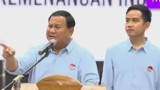 Gibran ke Prabowo saat Pidato sebagai Bacawapres: Tenang Pak, Saya Sudah di Sini