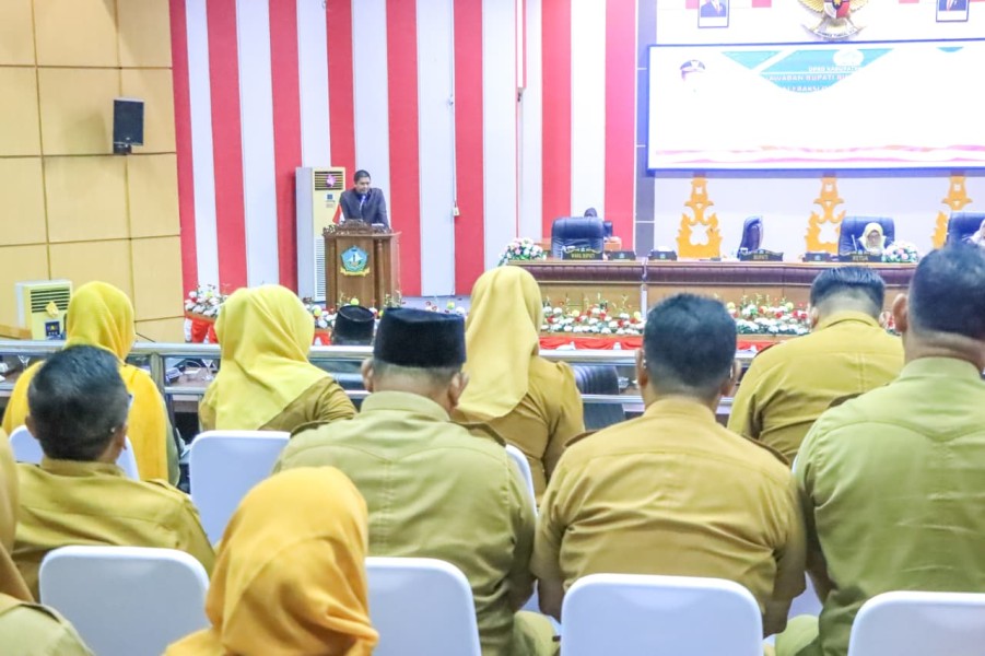 Bupati Roby Sampaikan Ranperda Perubahan APBD 2026 dan APBD 2027