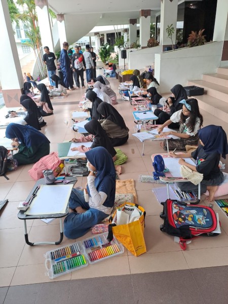 Karang Taruna Batam Gelar Lomba Menggambar dan Mewarnai Bertema “Batam Bersama Palestina”, Libatkan Hampir Seratus Siswa SD