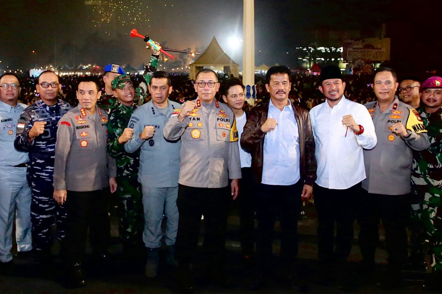 Perayaan Malam Pergantian Tahun Baru di Kepri Aman dan Lancar