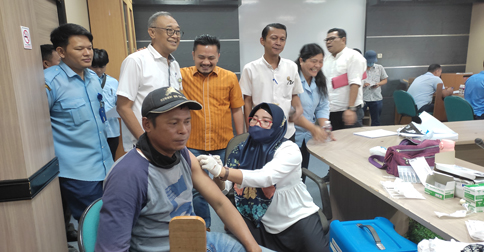 200 Pegawai DPRD Batam Terima Vaksin Booster Kedua