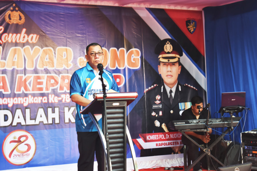 Gelar Lomba Perahu Layar Jong di Nongsa, Kapolda Kepri: Semoga Bisa Menjadi Agenda Tahunan