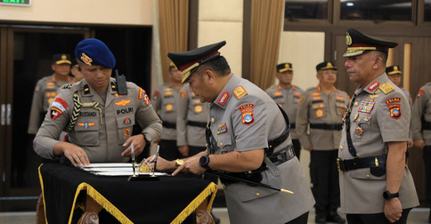 Brigjen Asep Safrudin Resmi Jabat Kapolda Kepri Gantikan Irjen Yan Fitri Halimansyah