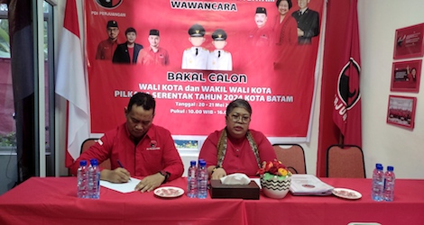 Ini 7 Nama Bakal Calon Wali Kota dan Wakil Wali Kota Batam Melalui PDIP