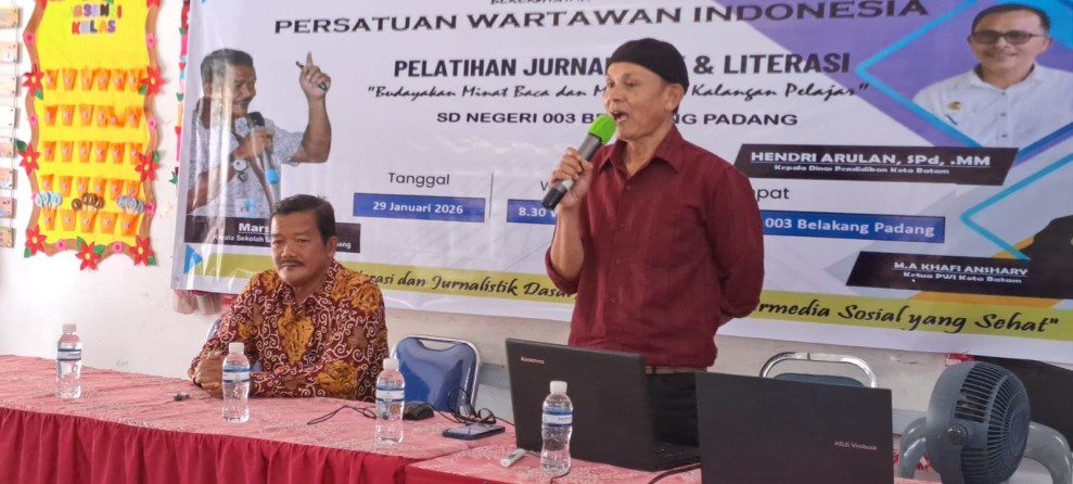 Langkah Pertama PWI Batam di SD: Menjemput Masa Depan Lewat Literasi dari Belakang Padang