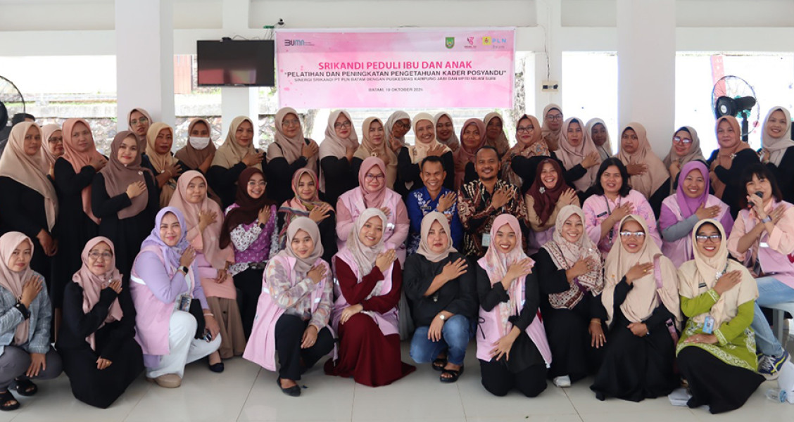 Konsisten Peduli Isu Stunting, Srikandi PLN Batam Beri Pelatihan Kader Posyandu