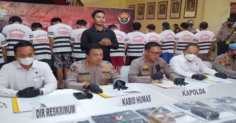 Polda Kepri Bongkar 15 Kasus Perjudian dalam Sepekan, 55 Pelaku Berhasil Ditangkap